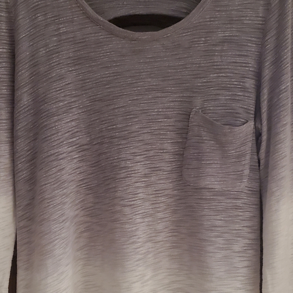 Z by Zobha Women's Ombre Long-sleeved Tunic - Picture 7 of 8